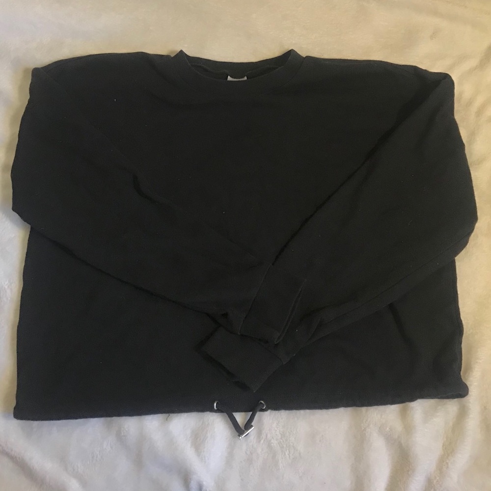 Long sleeve adjustable sweater